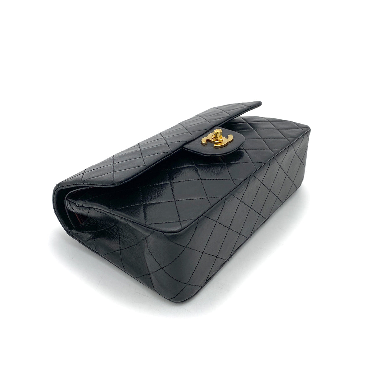 Vintage Black Small Classic Flap