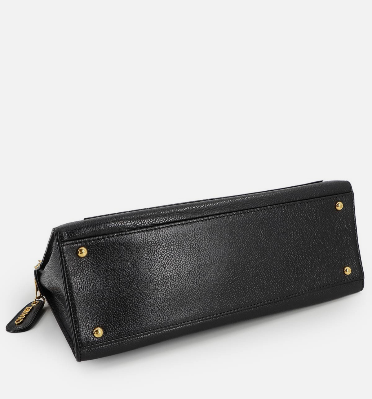 Vintage Chain Tote - Black Caviar