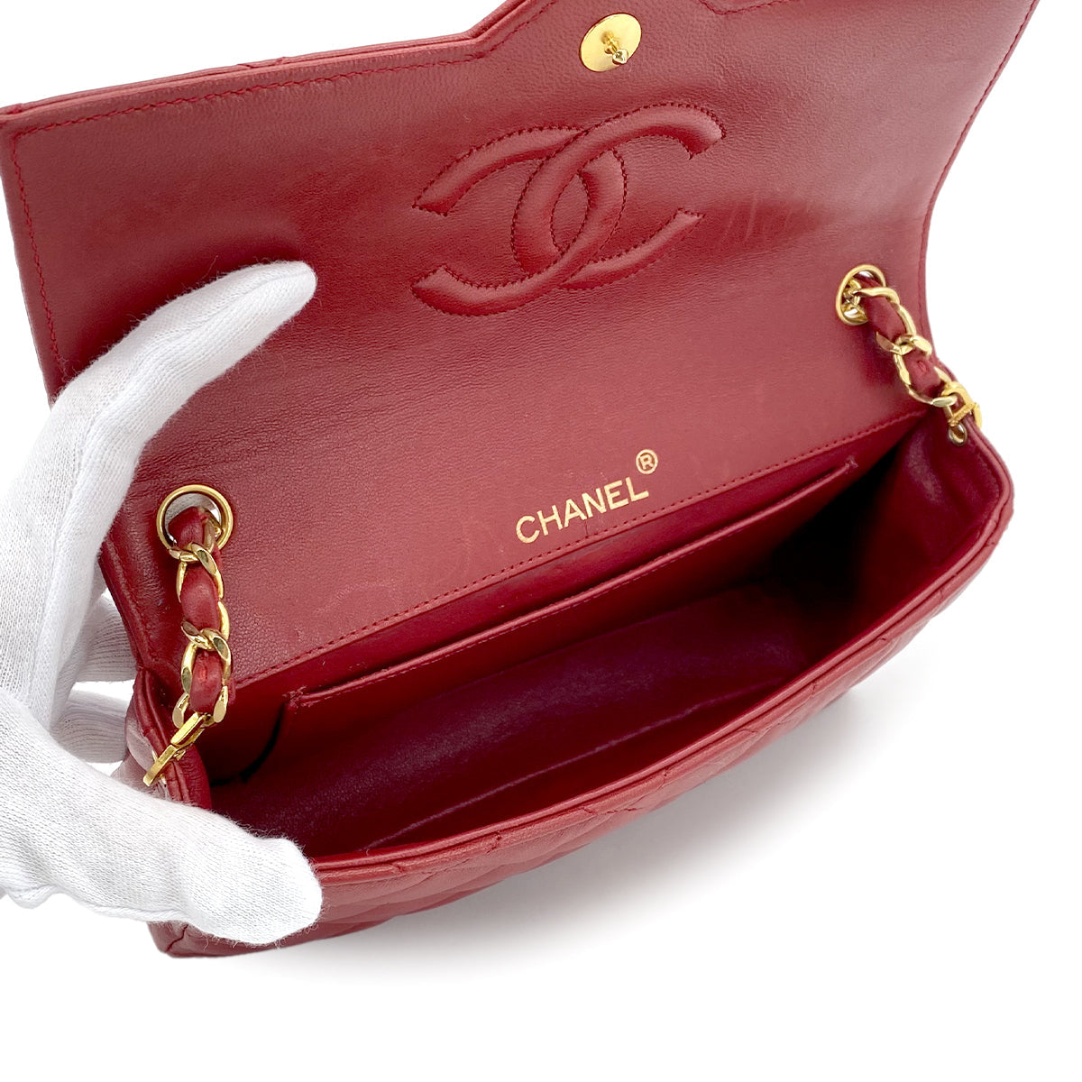 Vintage Red Deca Envelope Flap