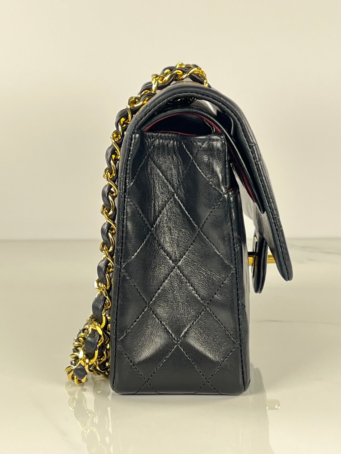 Black Vintage Medium Classic Flap