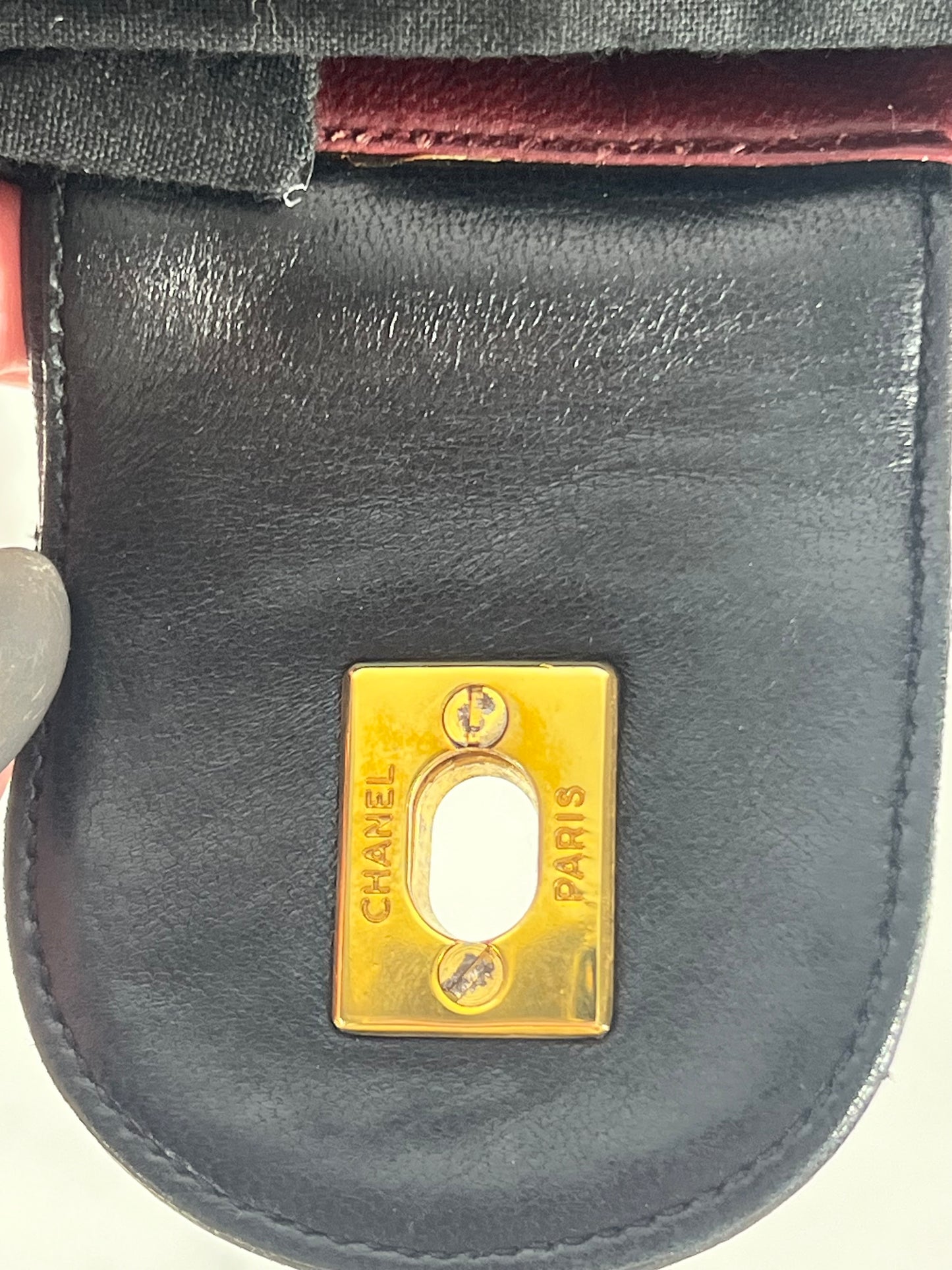 Chanel Black Lambskin Shoulder Bag