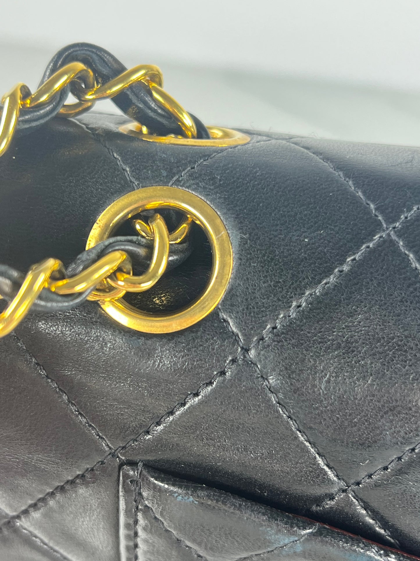 Black Small Classic Flap