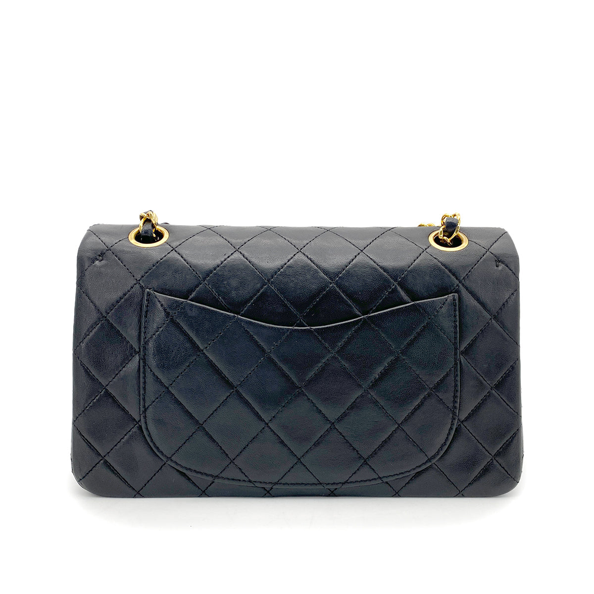 Vintage Black Small Classic Flap