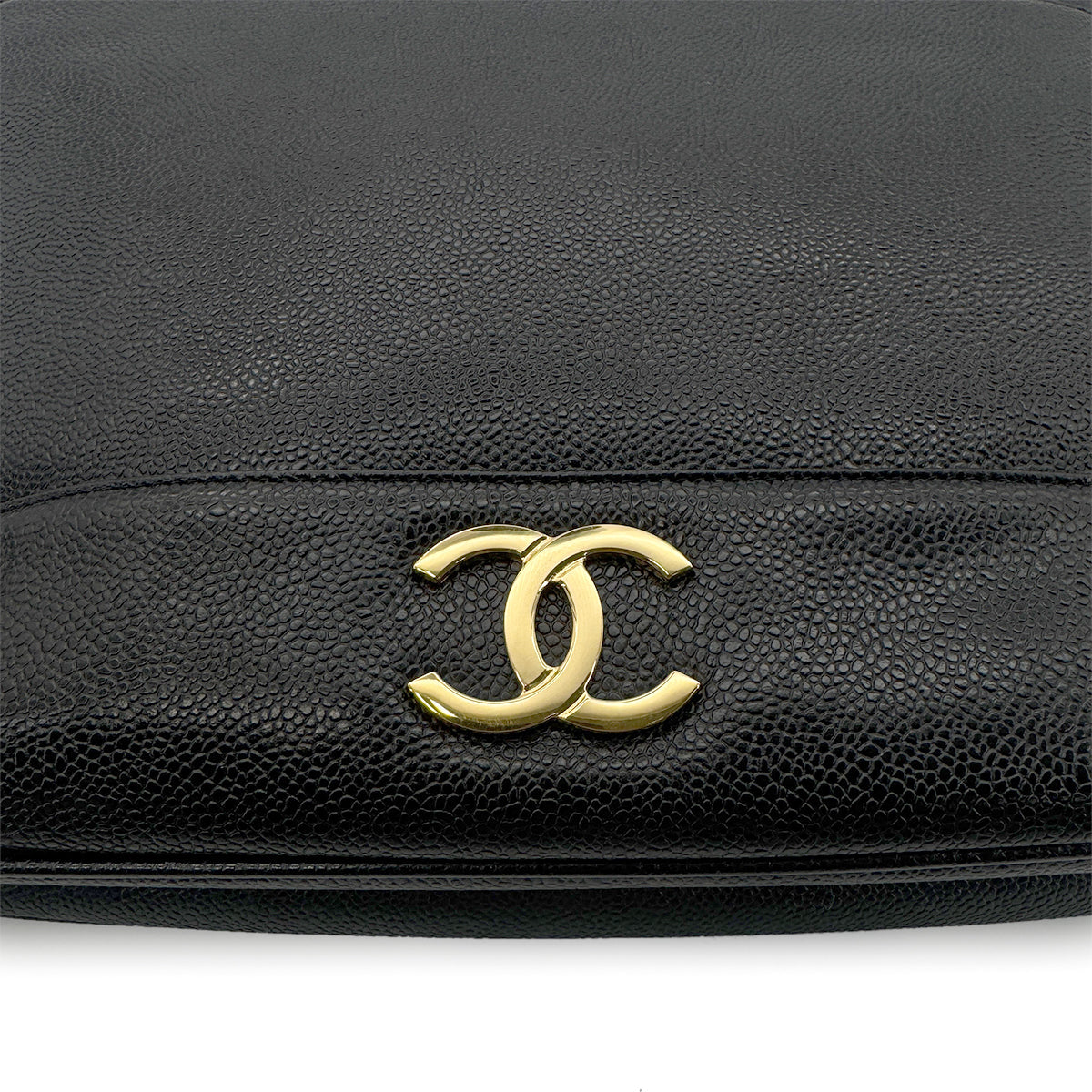 Vintage Triple Coco Tote -  Black Caviar