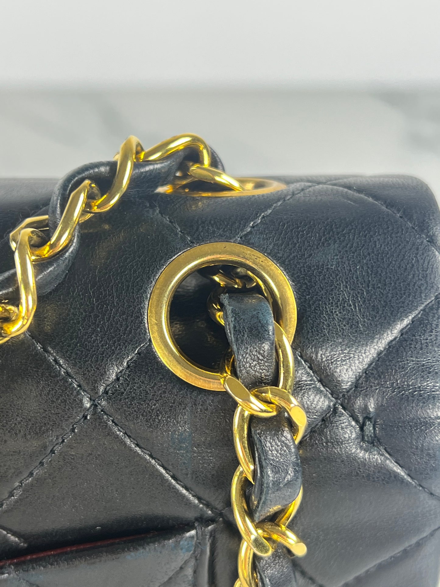 Black Small Classic Flap