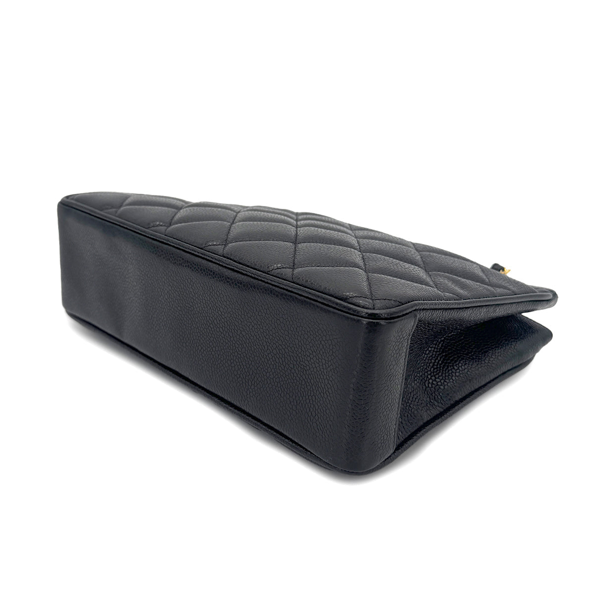 Black Vintage Caviar Shoulder Tote (Available at Ladybird)