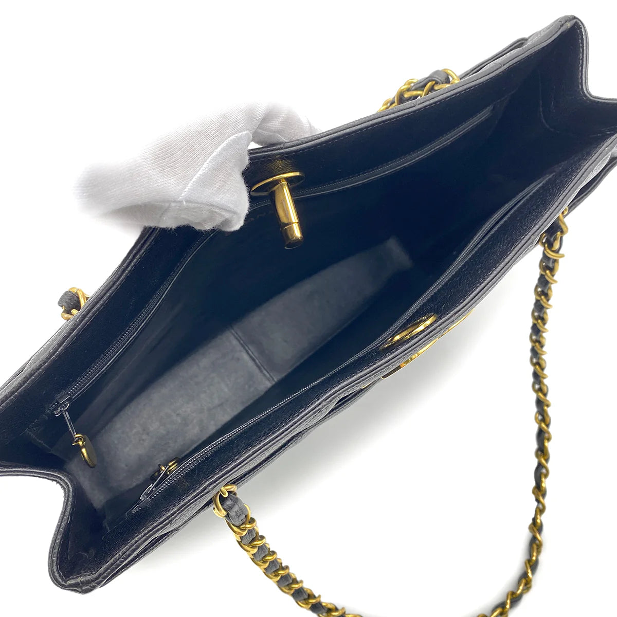 Vintage Deca Caviar Shoulder Tote