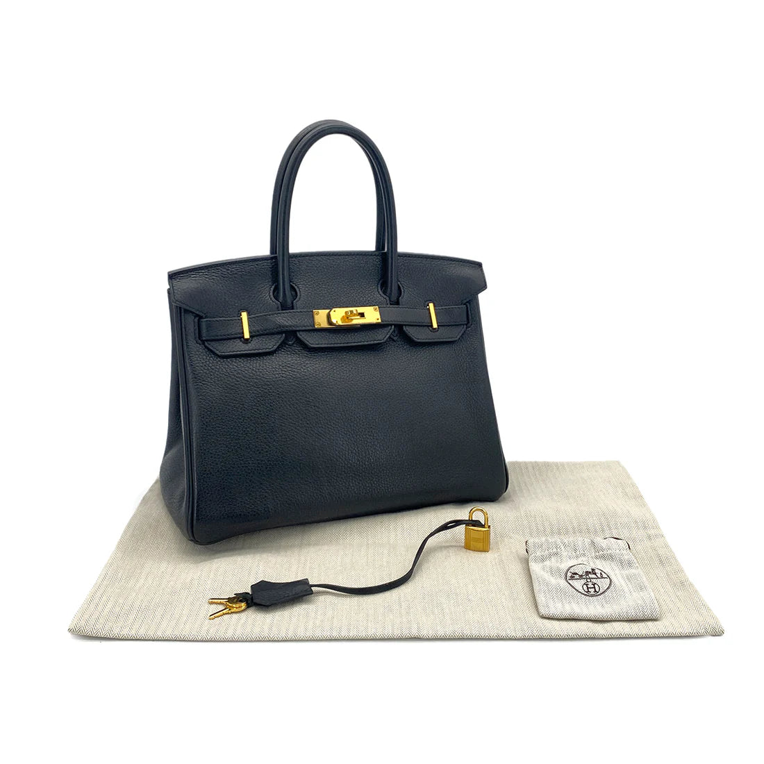 Hermes Birkin 30 - Black Taurillon Clemence