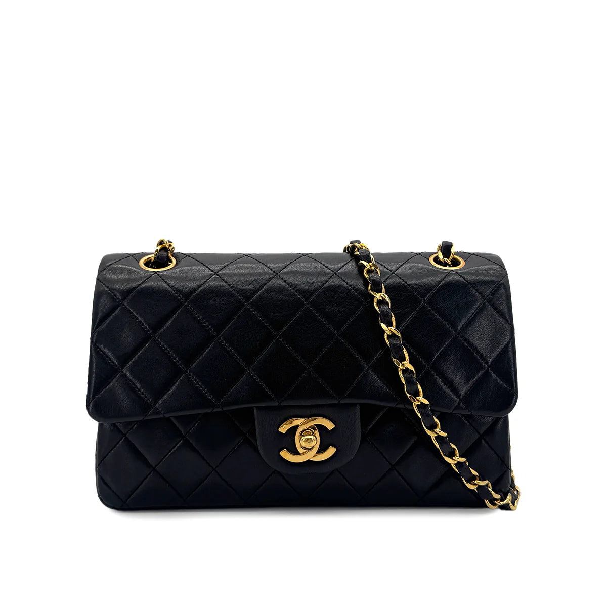 Vintage Small Classic Flap - Black Lambskin