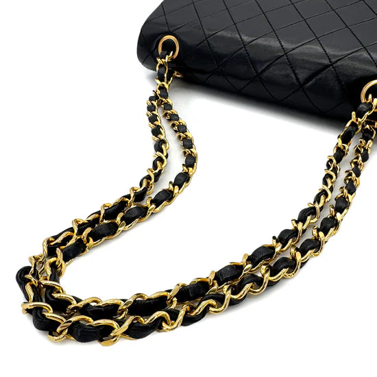 Vintage Small Classic Flap - Black Lambskin