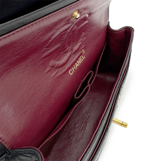 Vintage Small Classic Flap - Black Lambskin