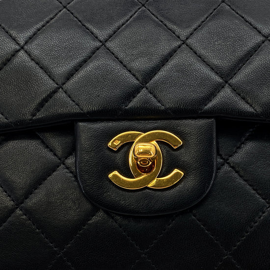 Vintage Small Classic Flap - Black Lambskin