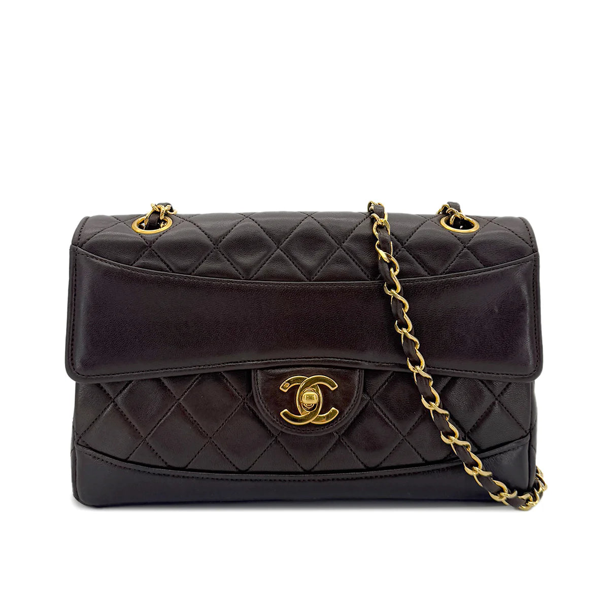 Vintage Brown Single Flap