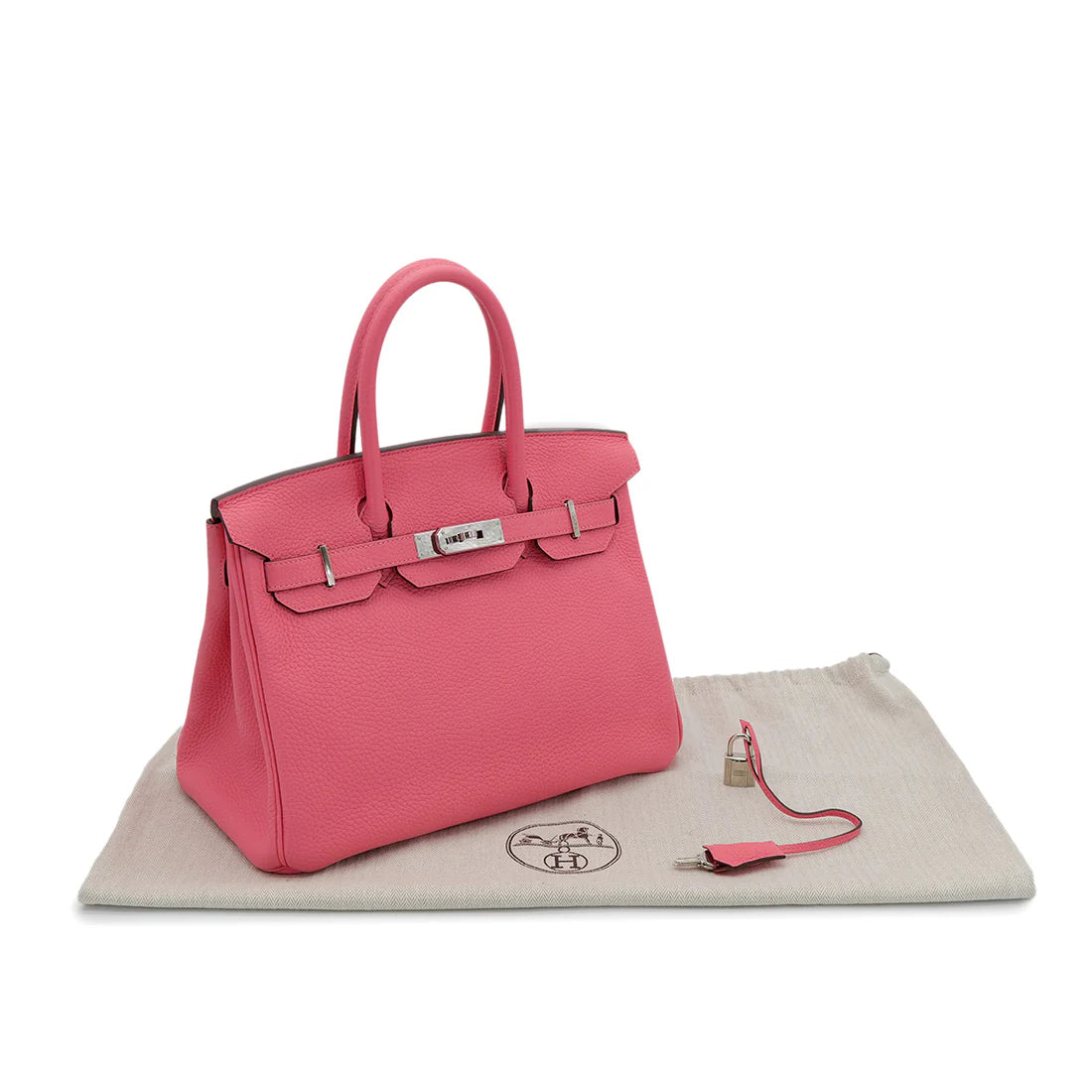 Hermes Birkin 30 - Rose Lipstick Taurillon Clemence