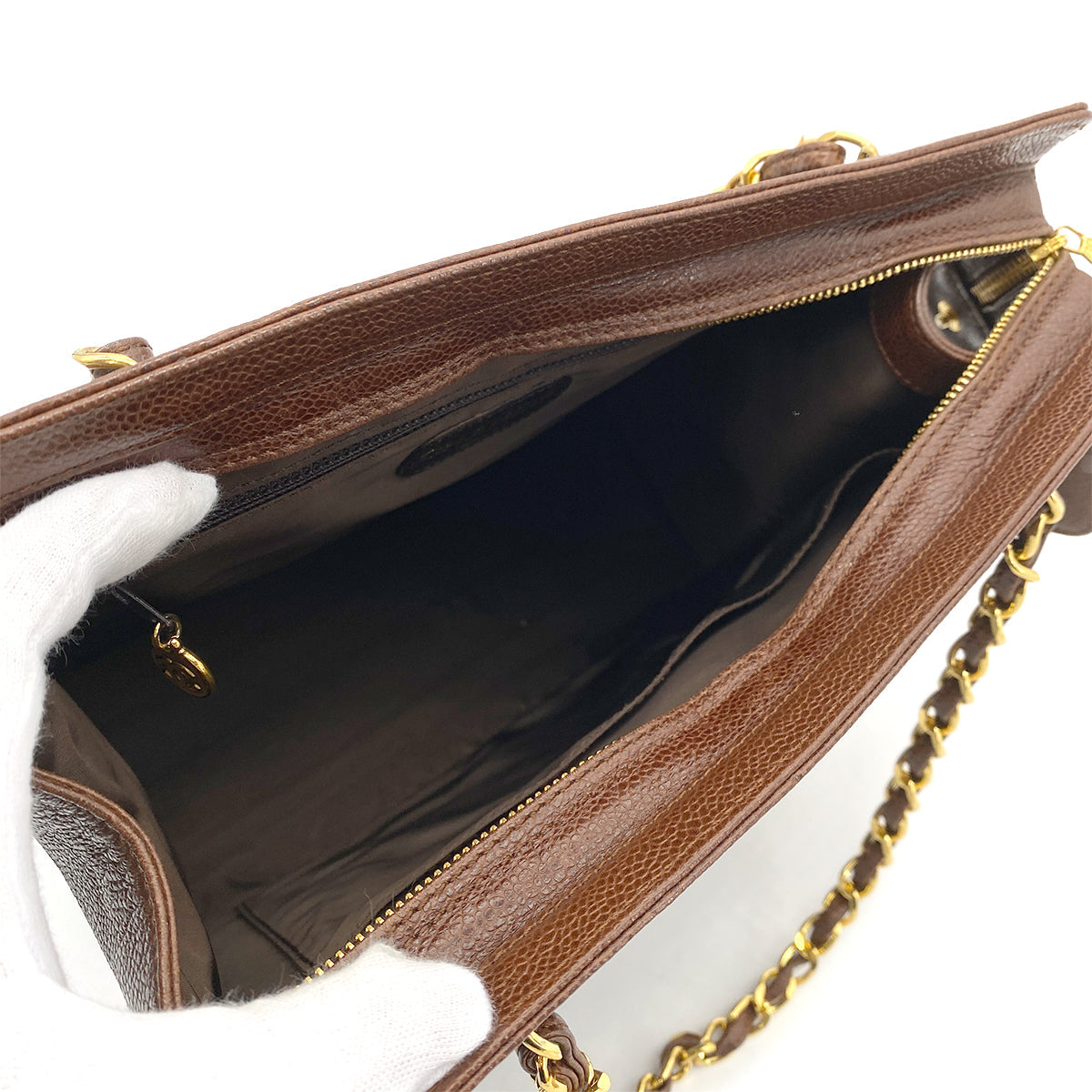 Vintage Brown Caviar Tote (Available at Ladybird)