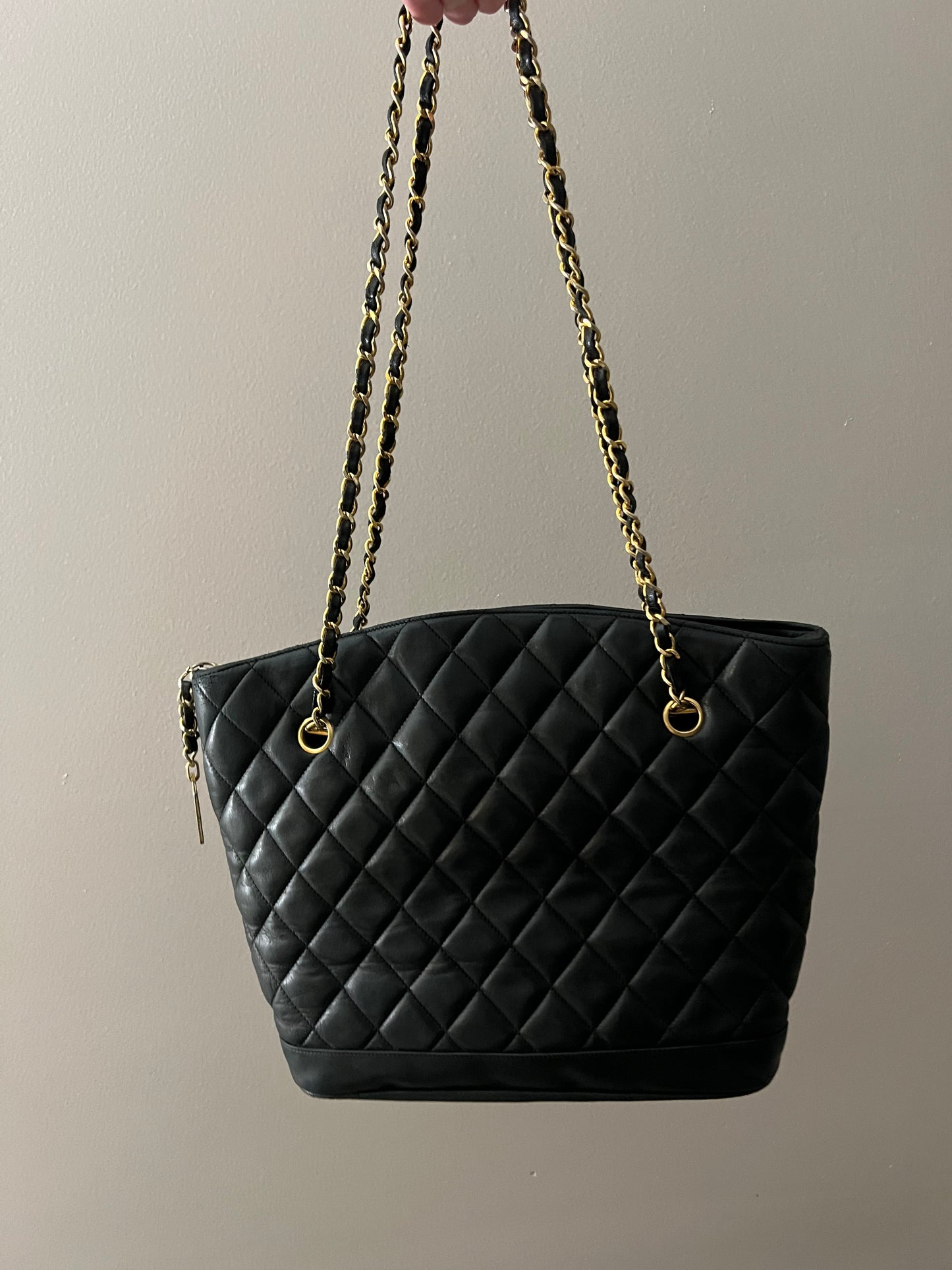 Vintage Lambskin Tote