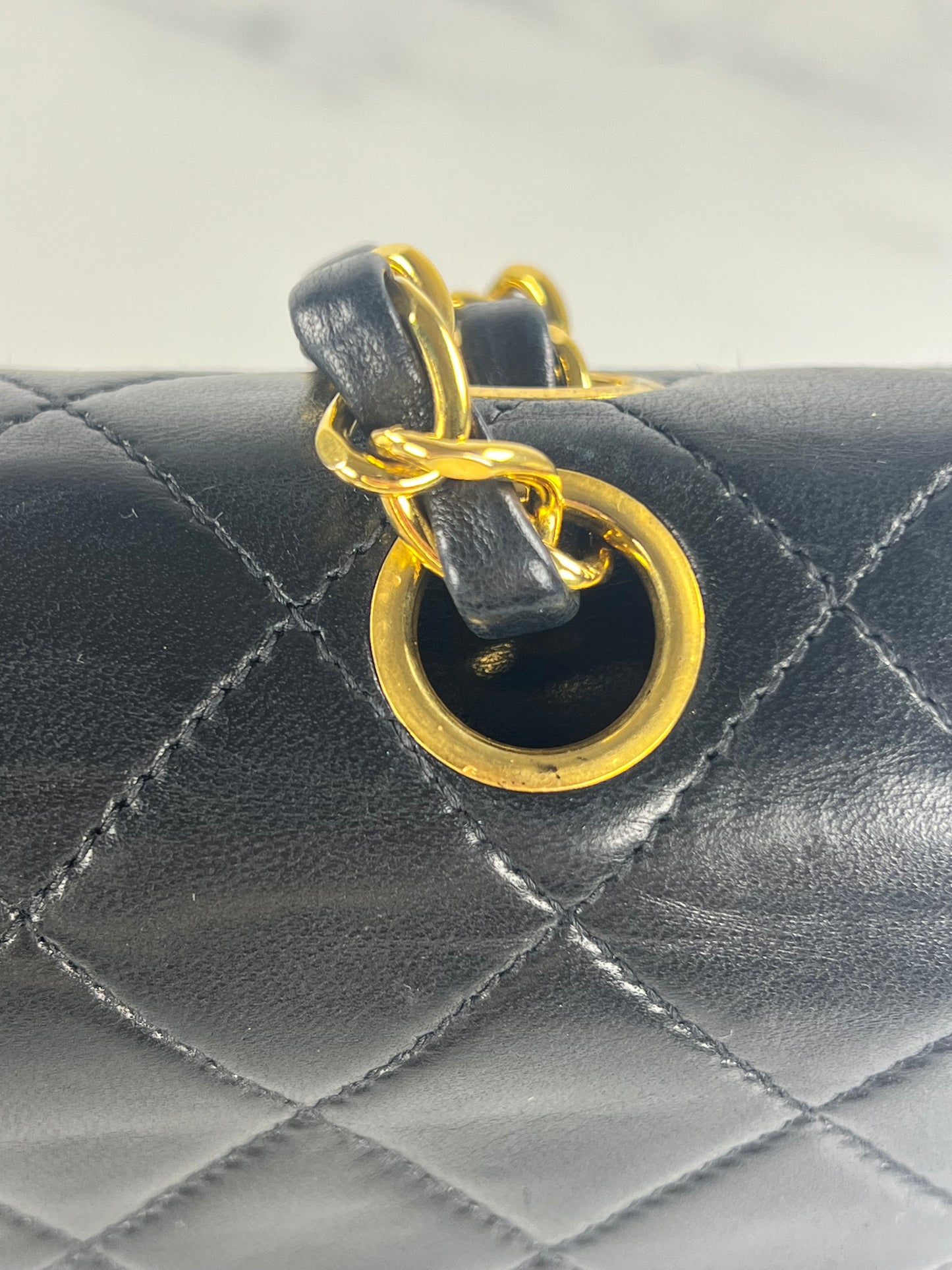Black Small Classic Flap