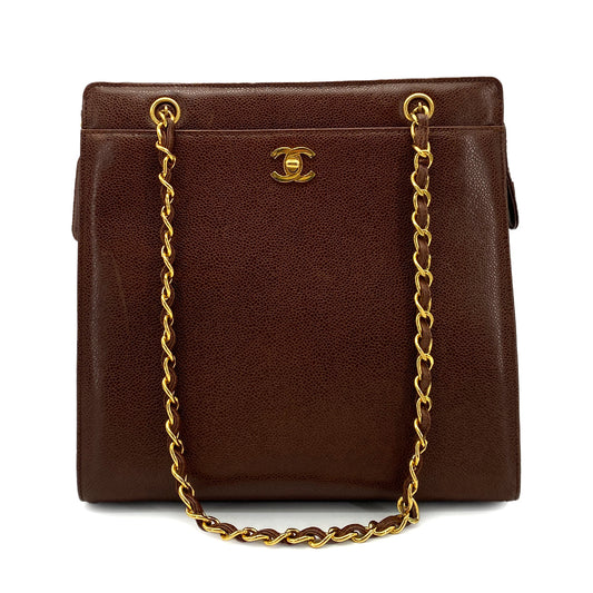 Vintage Brown Caviar Tote (Available at Ladybird)