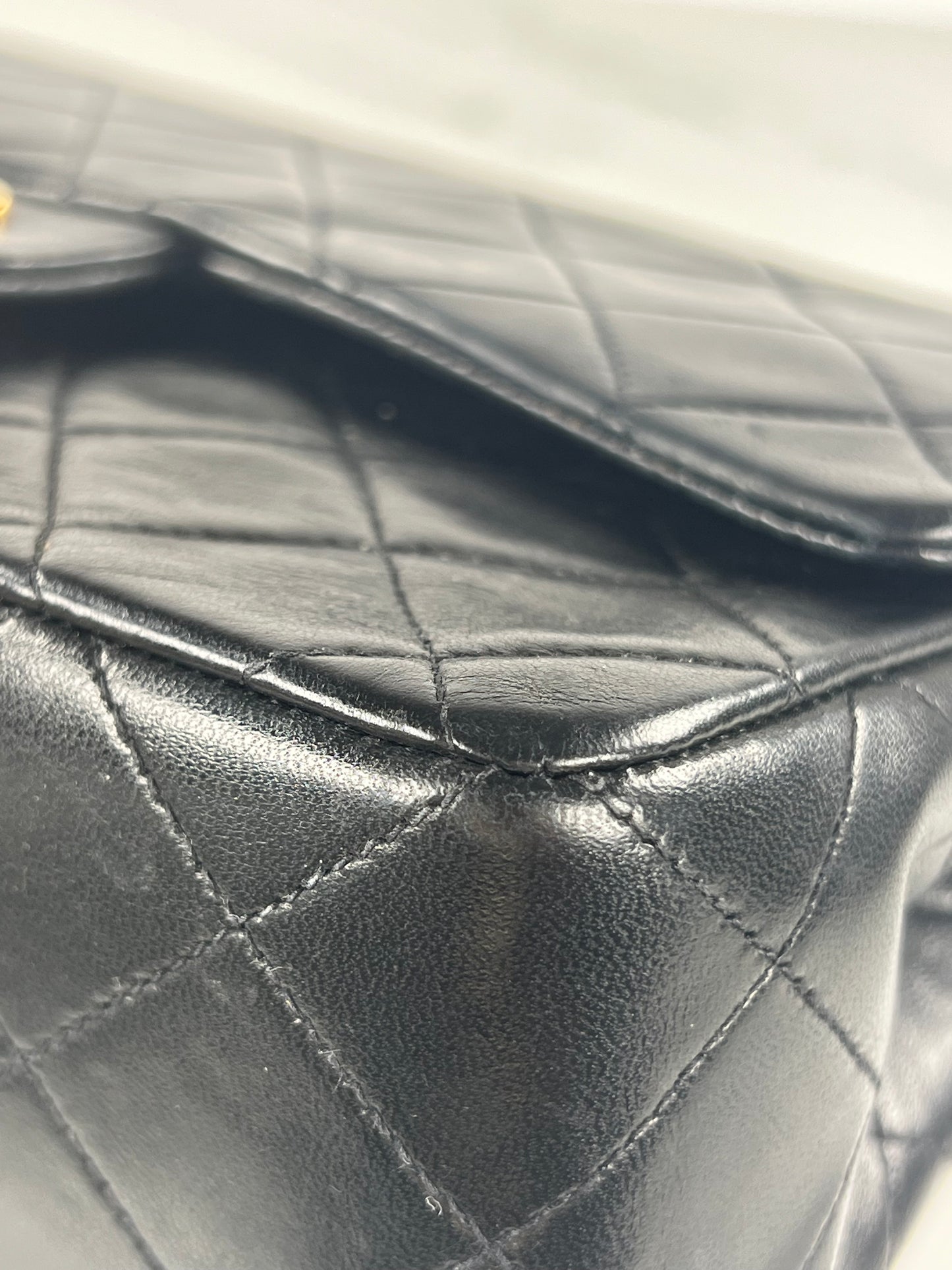 Black Small Classic Flap