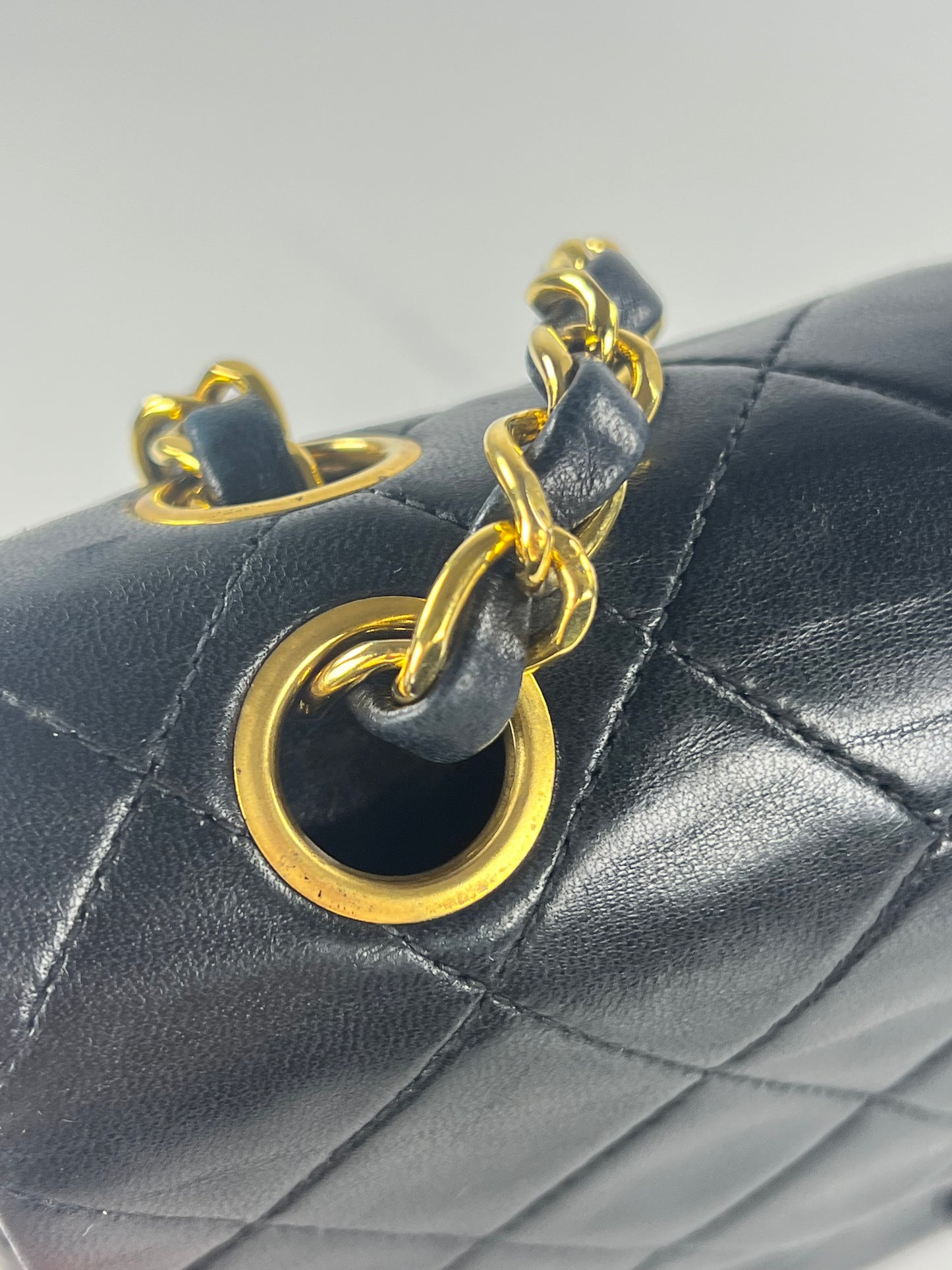 Black Small Classic Flap