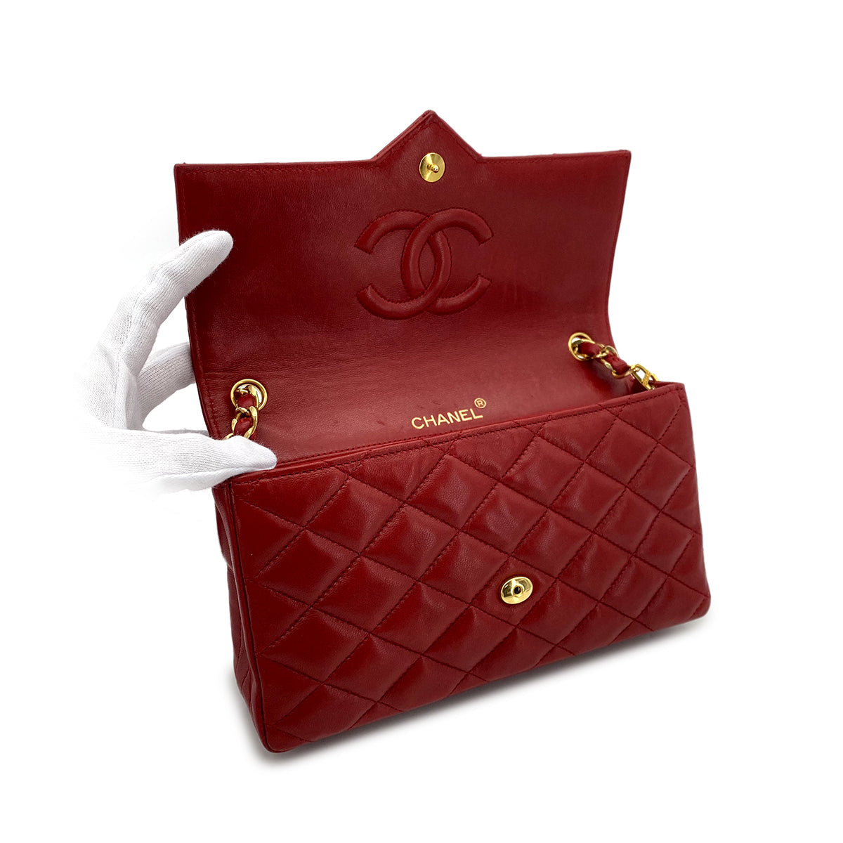 Vintage Red Deca Envelope Flap