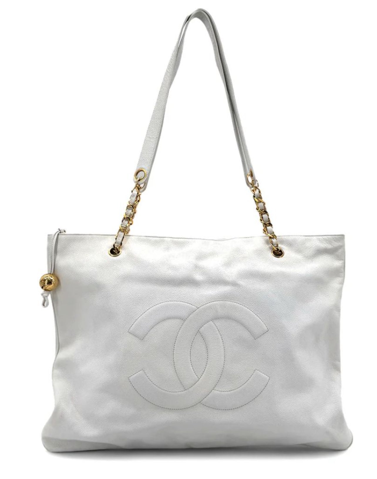 White Vintage Tote