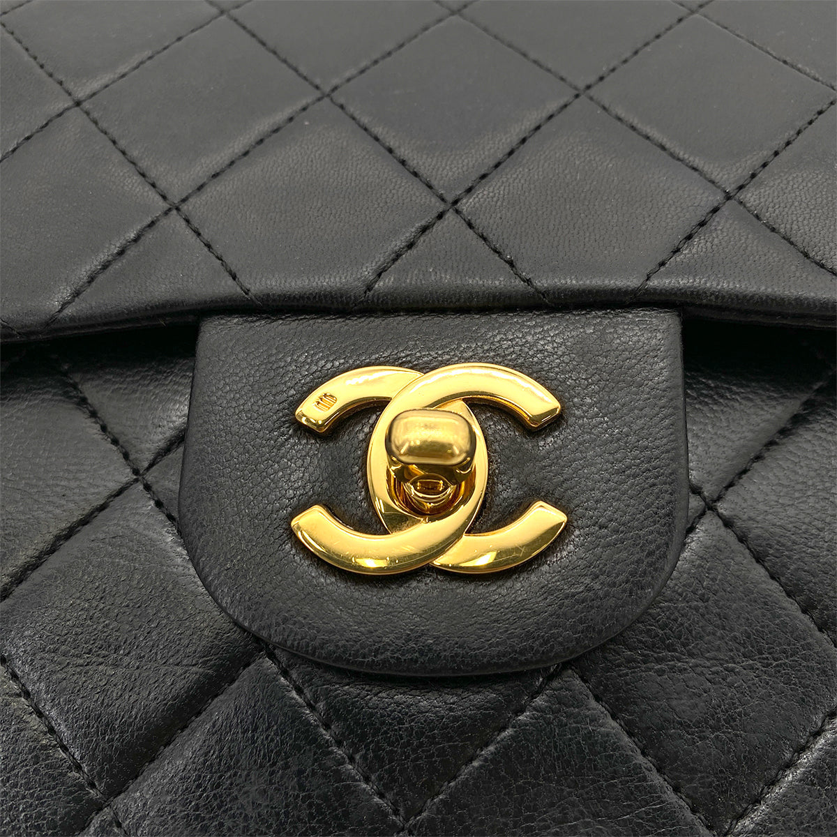 Vintage Black Small Classic Flap