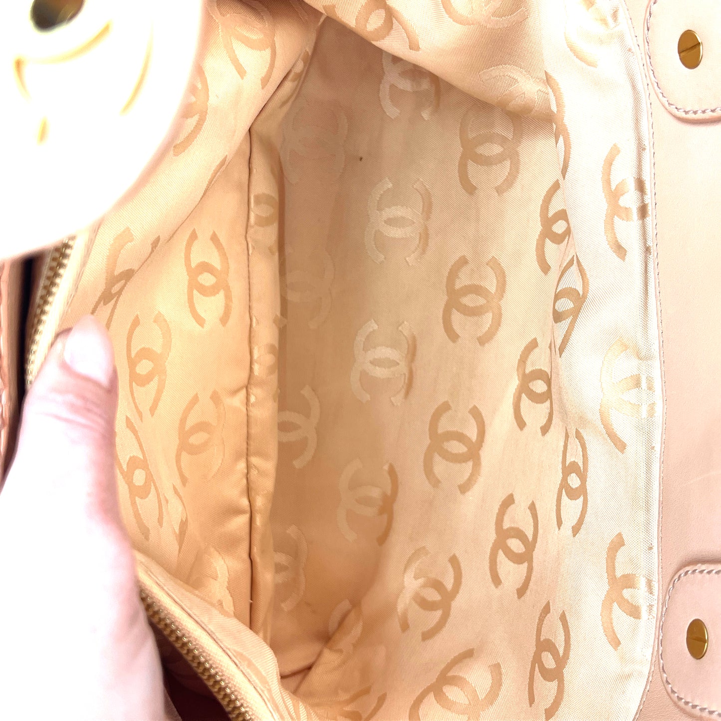 Vintage Pink Raffia Tote