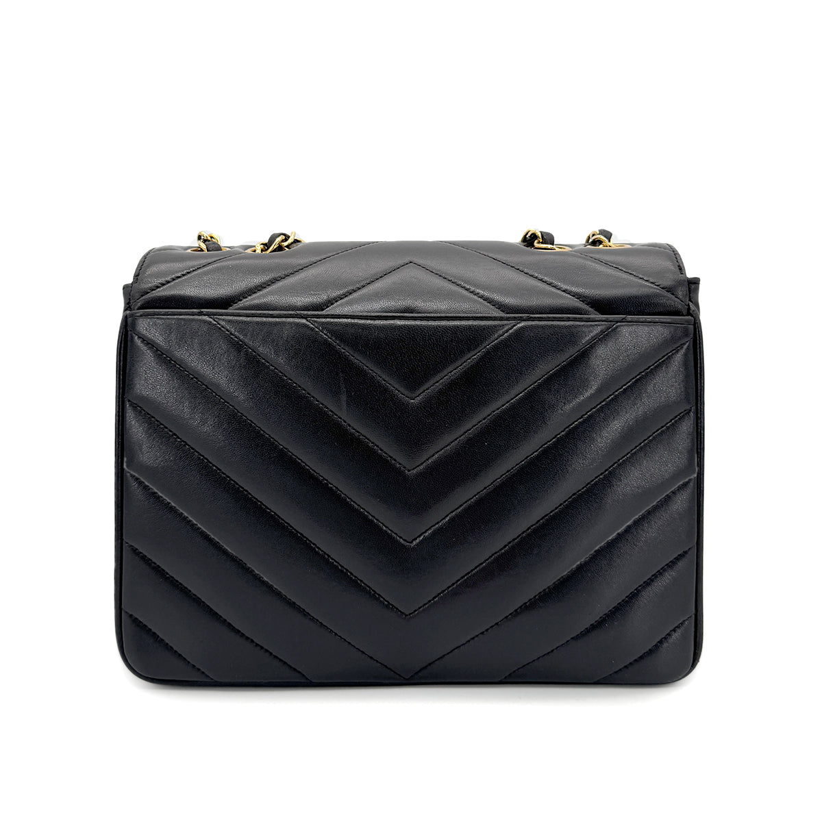 Vintage Chevron Quilted Envelope Flap