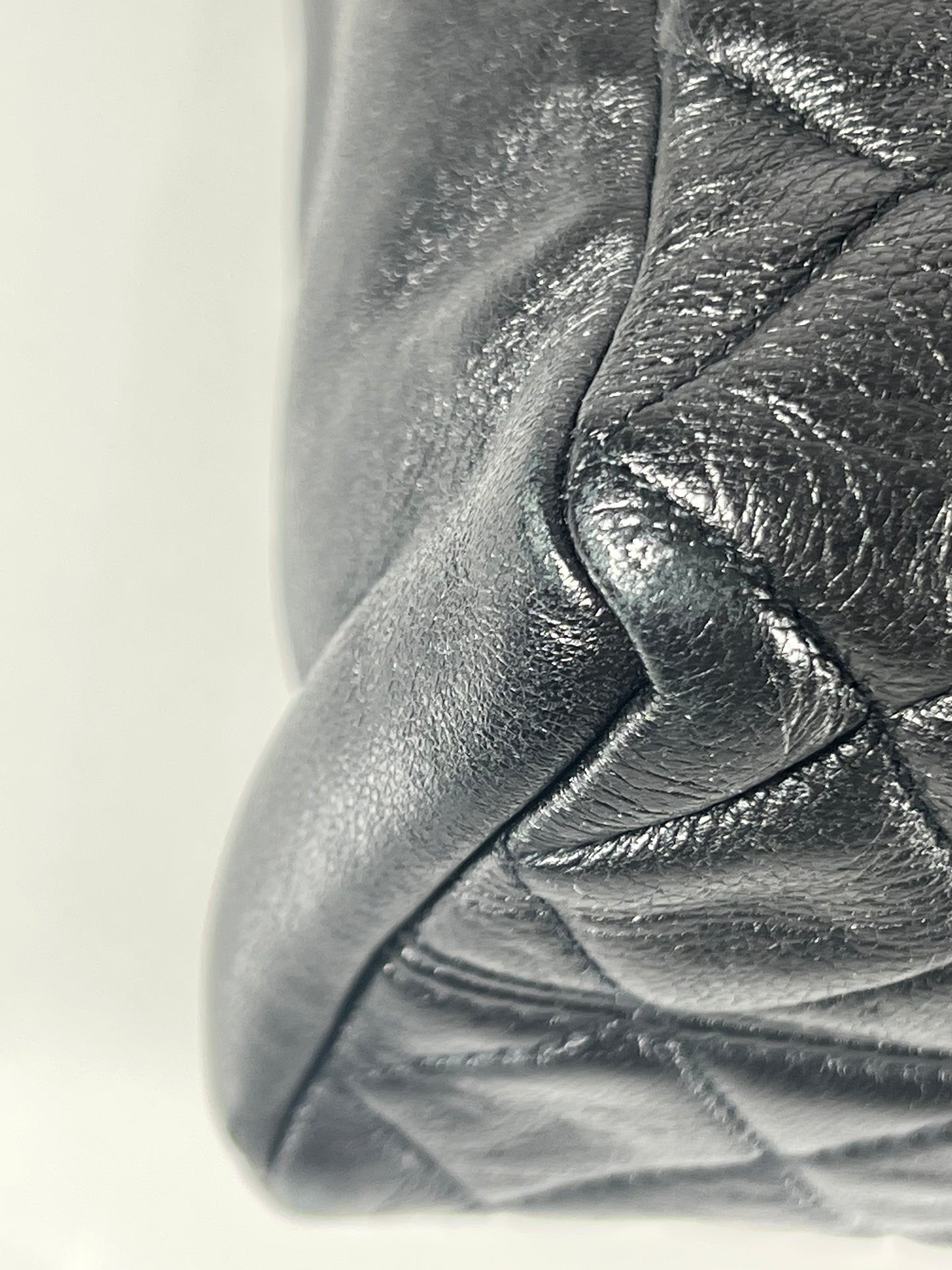 Chanel Black Lambskin Shoulder Bag