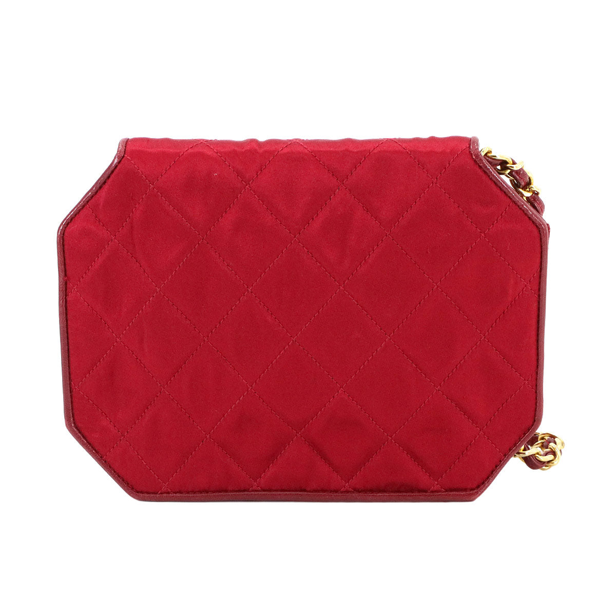 Vintage Octagon - Red Satin