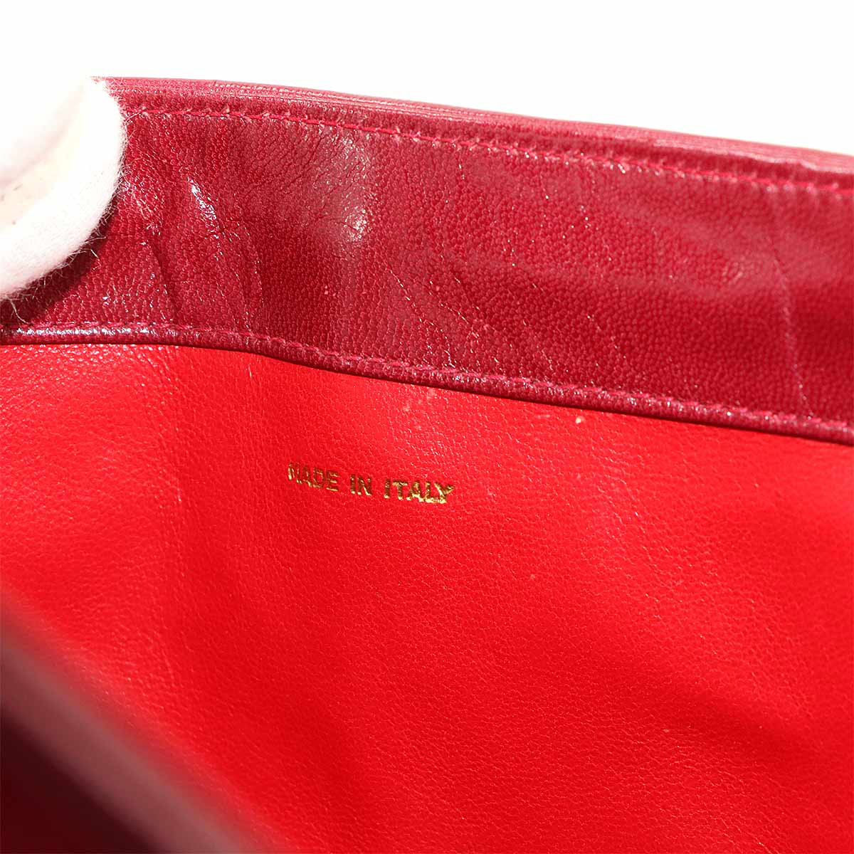 Vintage Octagon - Red Satin