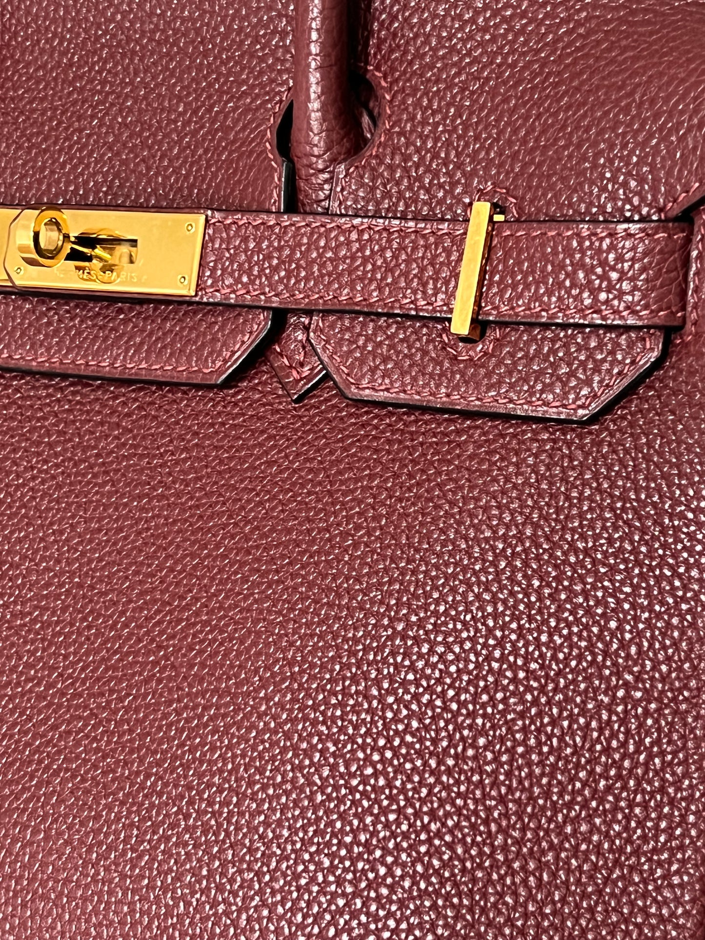 Birkin 30 (Togo, Rouge H)
