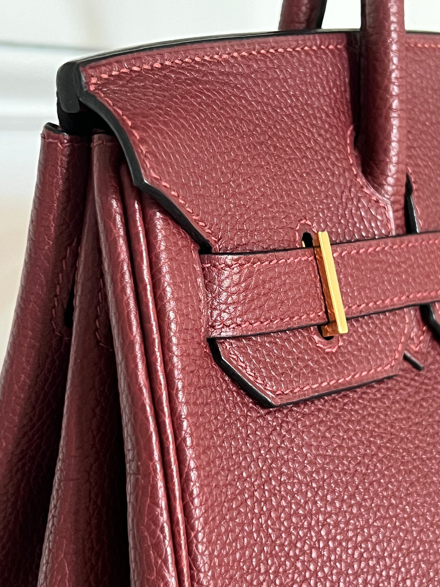 Birkin 30 (Togo, Rouge H)