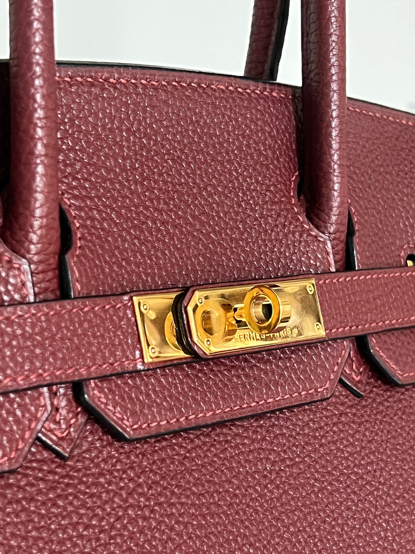 Birkin 30 (Togo, Rouge H)
