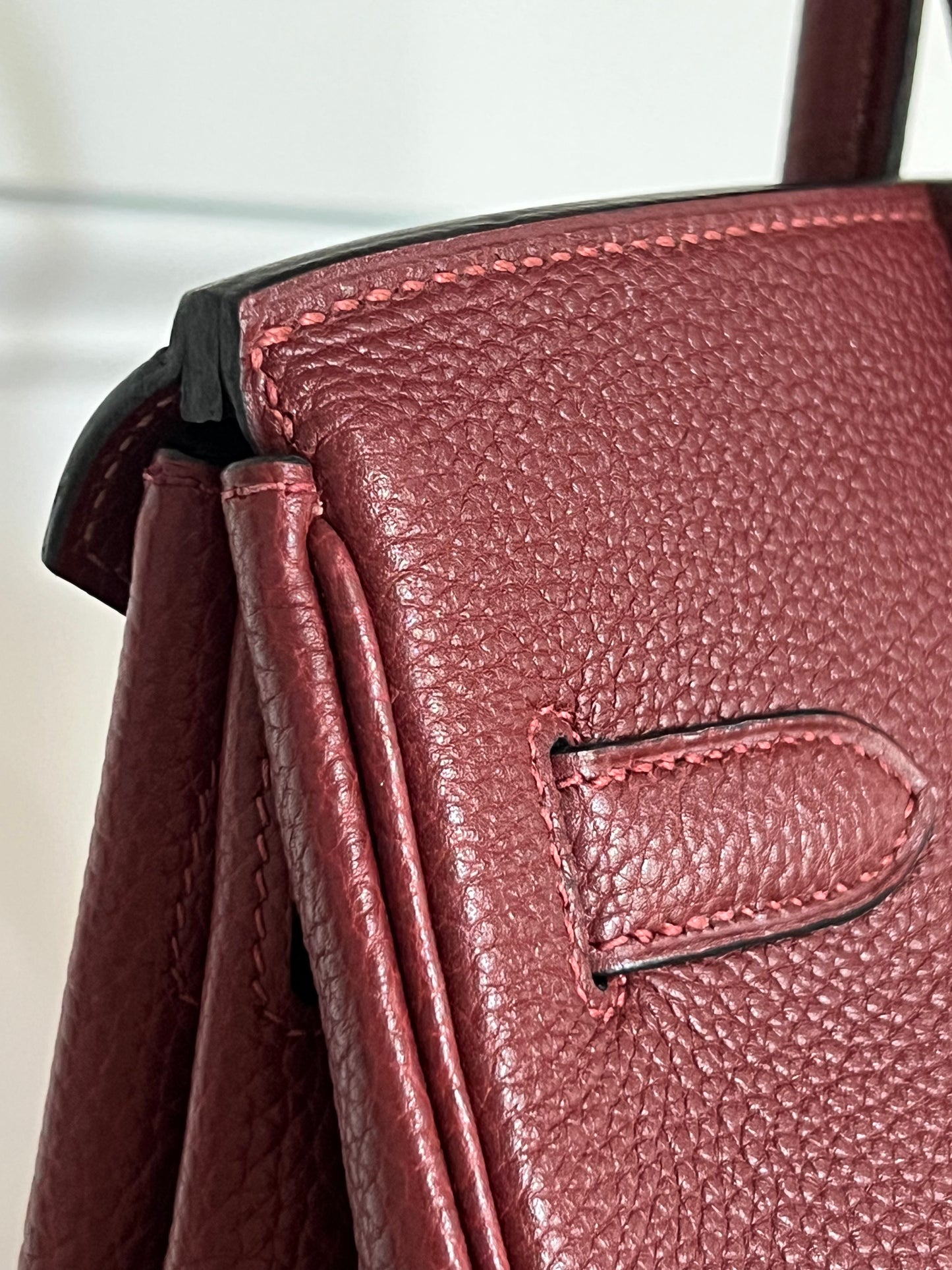 Birkin 30 (Togo, Rouge H)