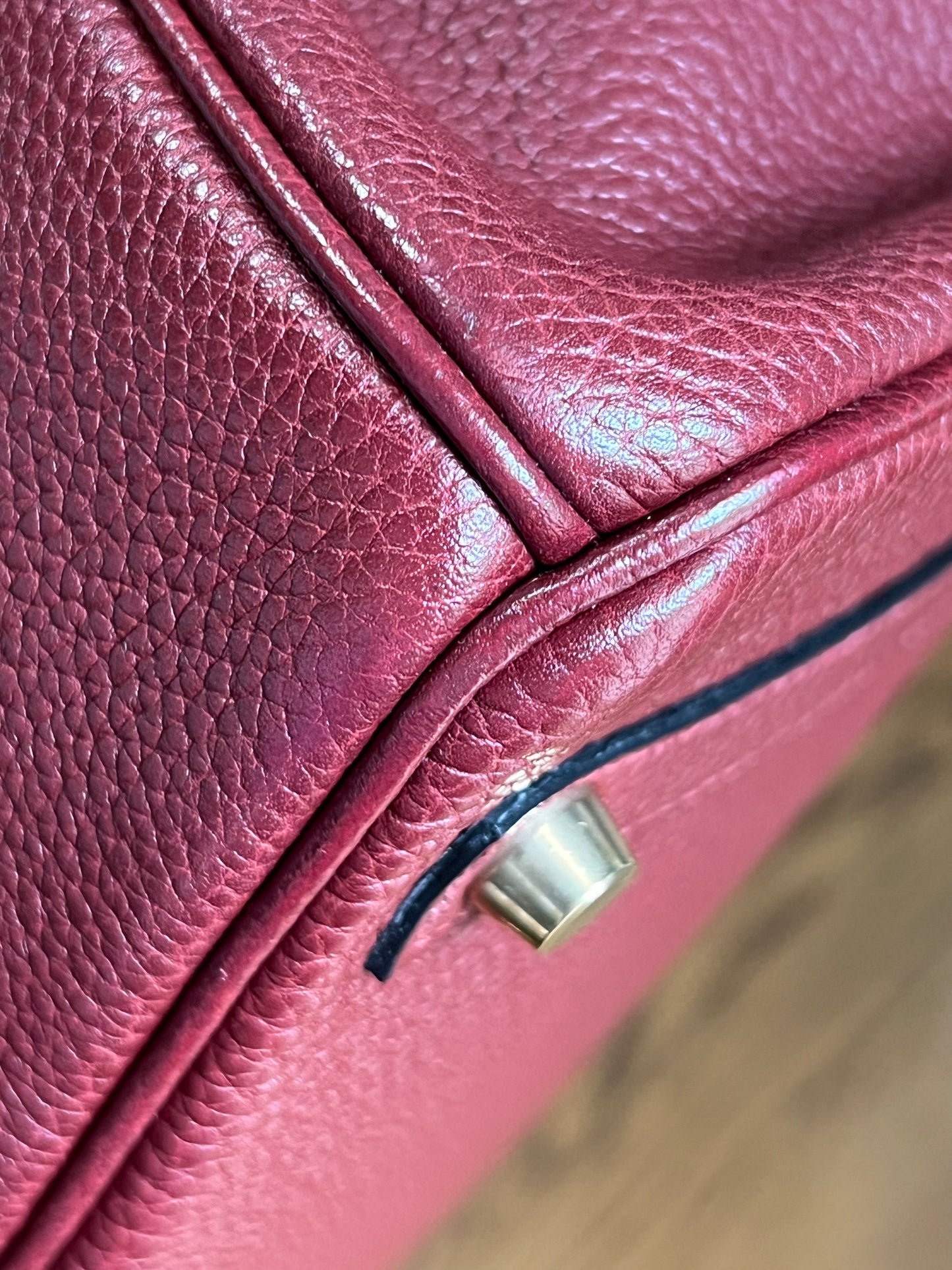Birkin 30 (Togo, Rouge H)