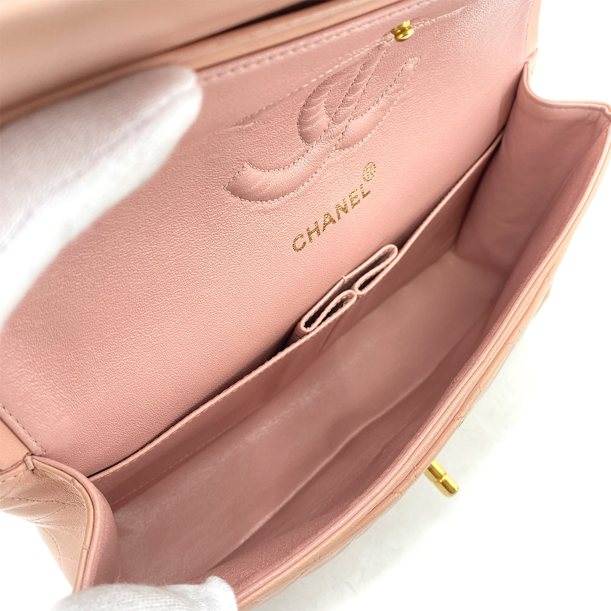 Vintage Medium Classic Flap - Pink Lambskin