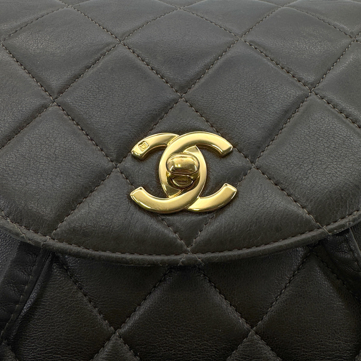 Vintage Duma Backpack - Khaki Lambskin