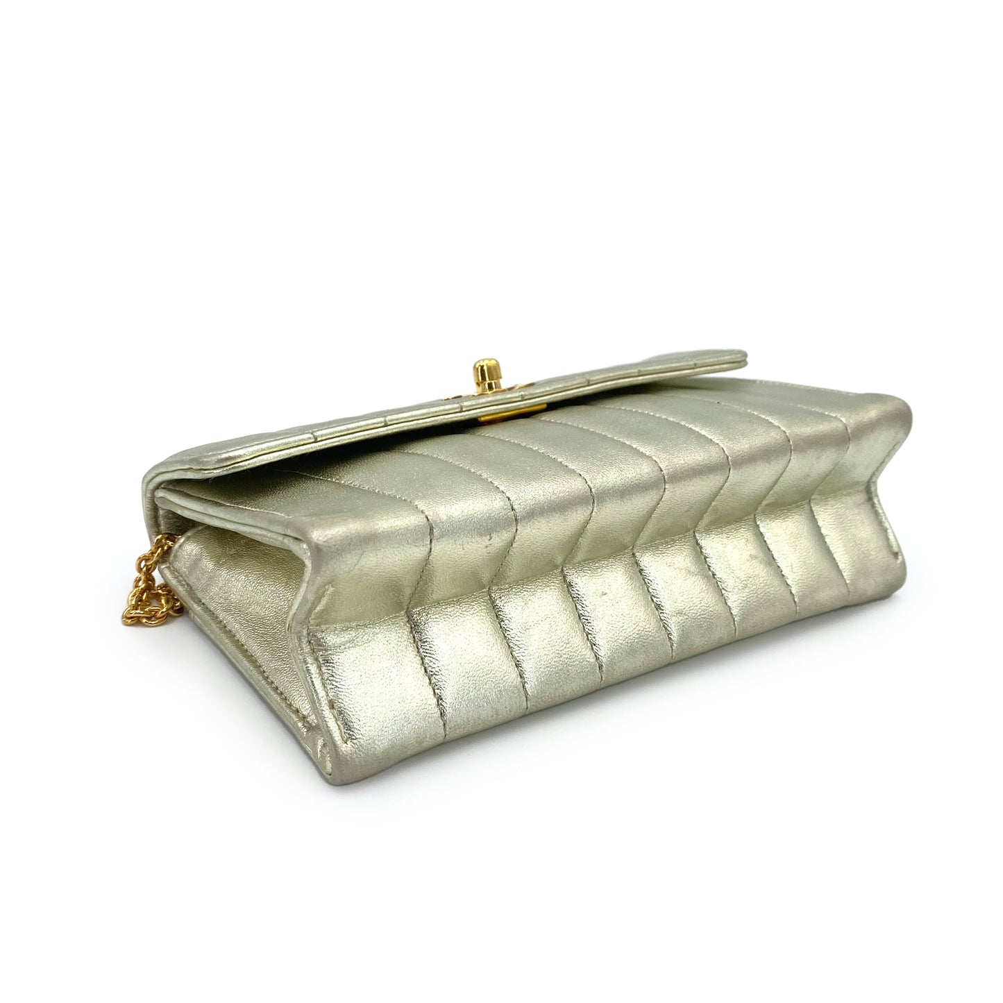 Vintage Mini Mademoiselle - Gold Lambskin