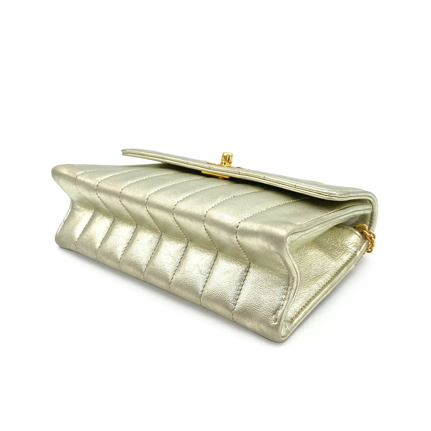 Vintage Mini Mademoiselle - Gold Lambskin