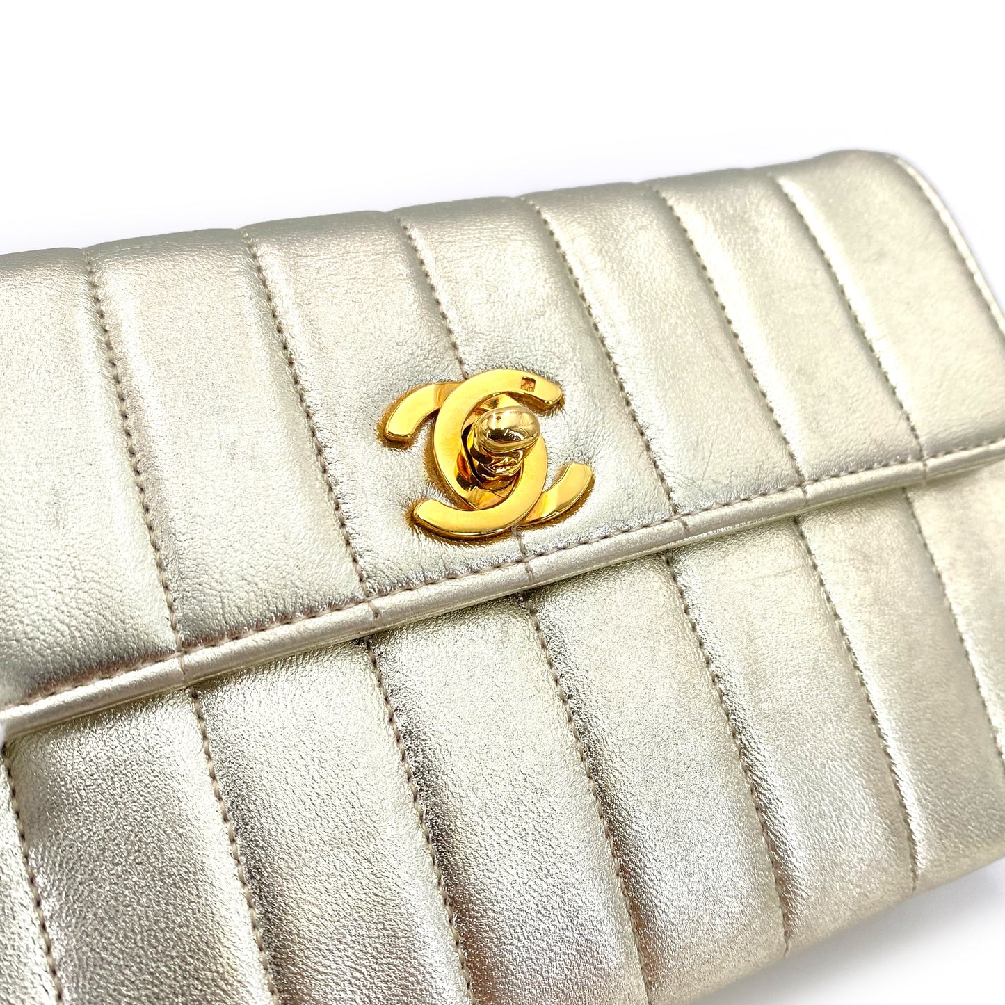 Vintage Mini Mademoiselle - Gold Lambskin
