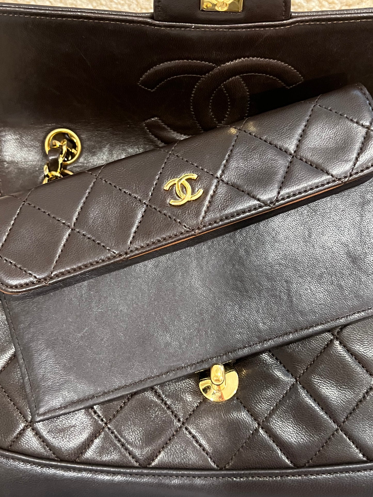 Vintage Brown Single Flap
