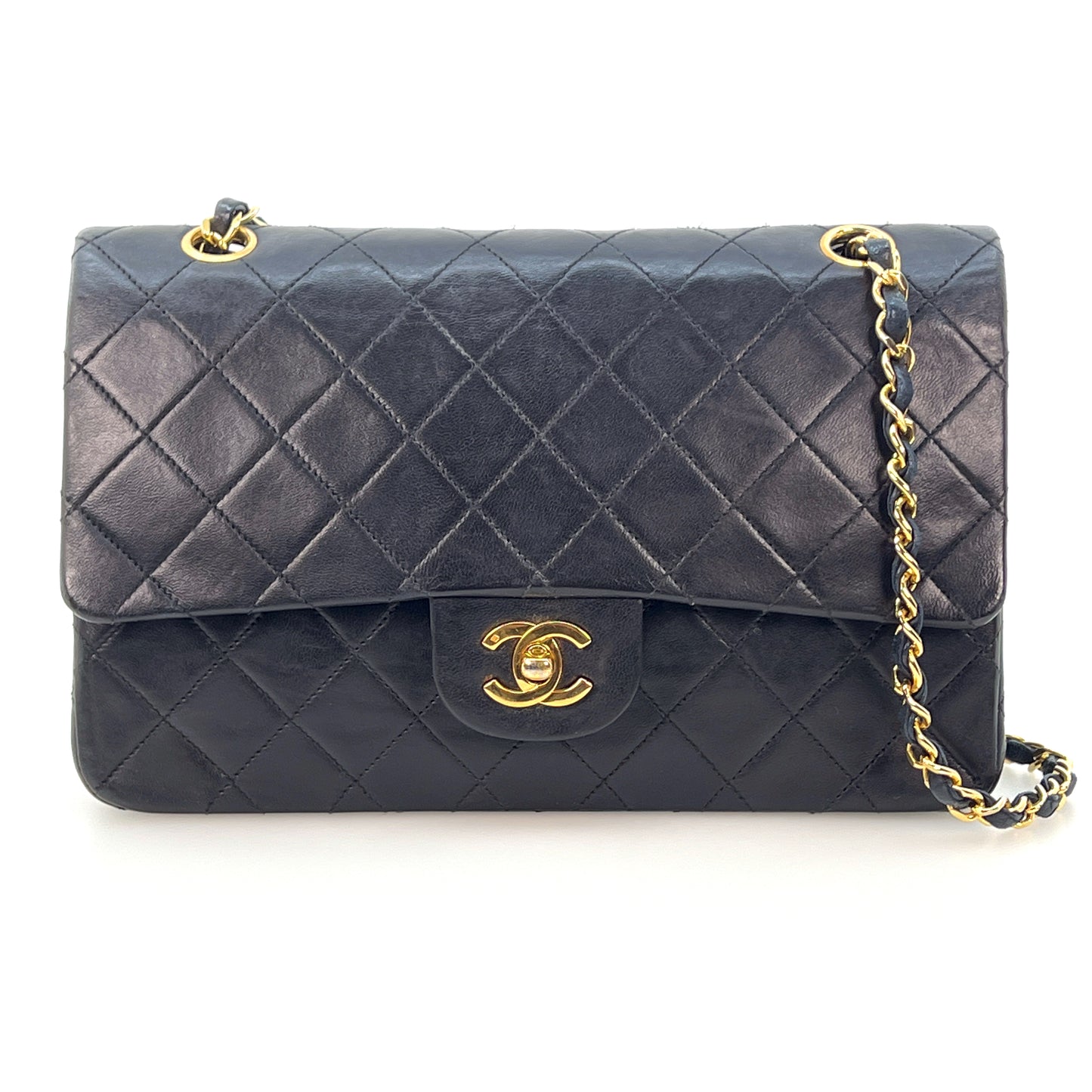 Black Vintage Medium Classic Flap