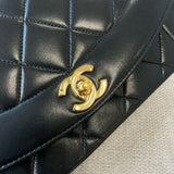 Black Vintage Small Diana Flap (Available at Ladybird)