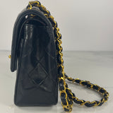 Black Small Classic Flap