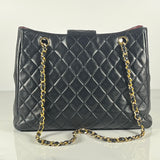 Chanel Black Lambskin Shoulder Bag