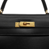 Hermes Kelly 32 - black box (Circle Y stamp)