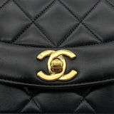 Black Vintage Small Diana Flap (Available at Ladybird)