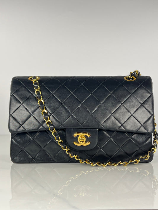 Black Vintage Medium Classic Flap